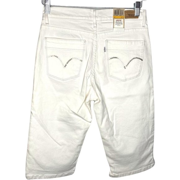 Levi's 512 Perfectly Slimming Bermuda Denim Shorts - Picture 3 of 8